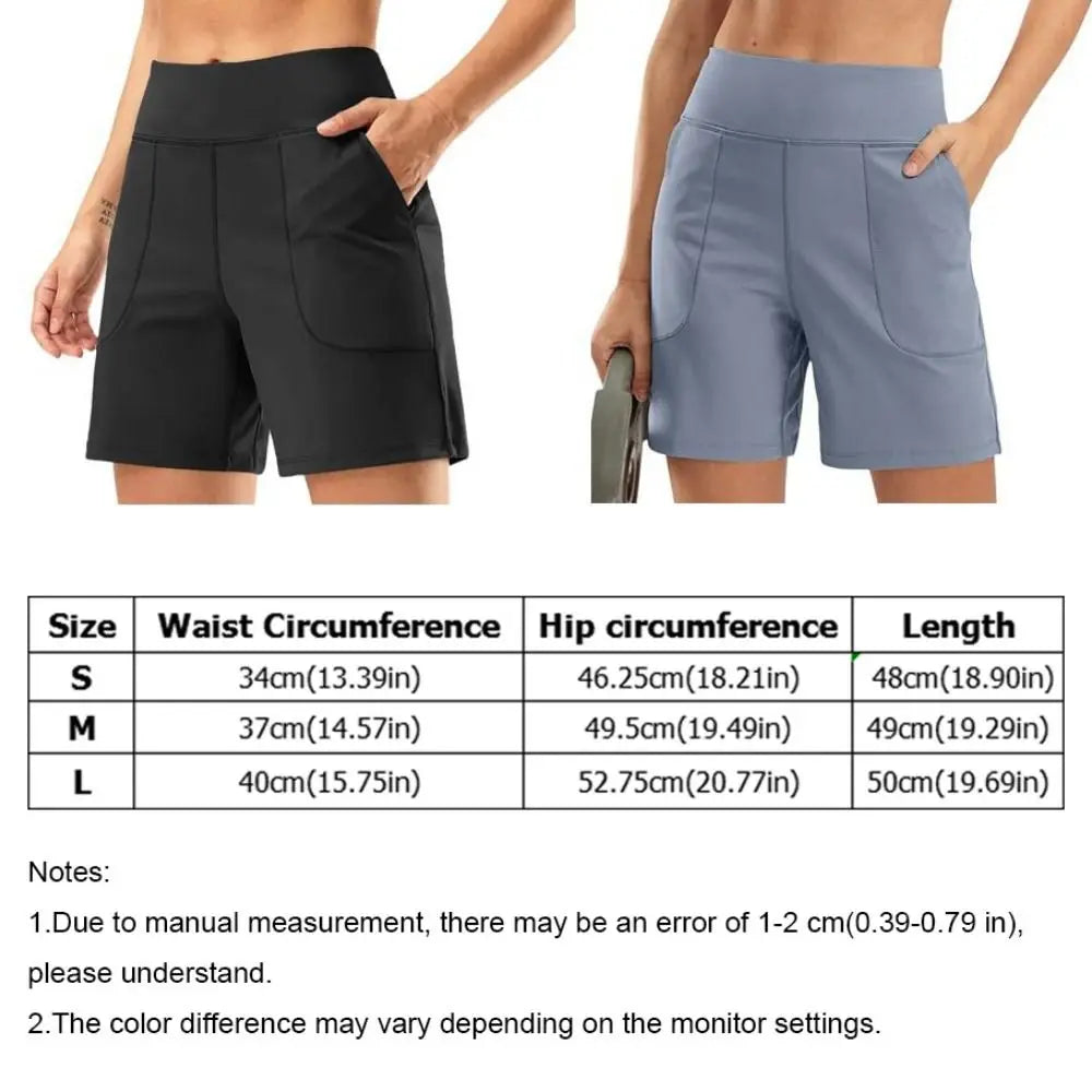 Nivia Active Women’s Running Shorts – High-Waist Elastic Fit, Quick-Dry & Breathable Performance