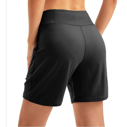 Nivia Active Women’s Running Shorts – High-Waist Elastic Fit, Quick-Dry & Breathable Performance