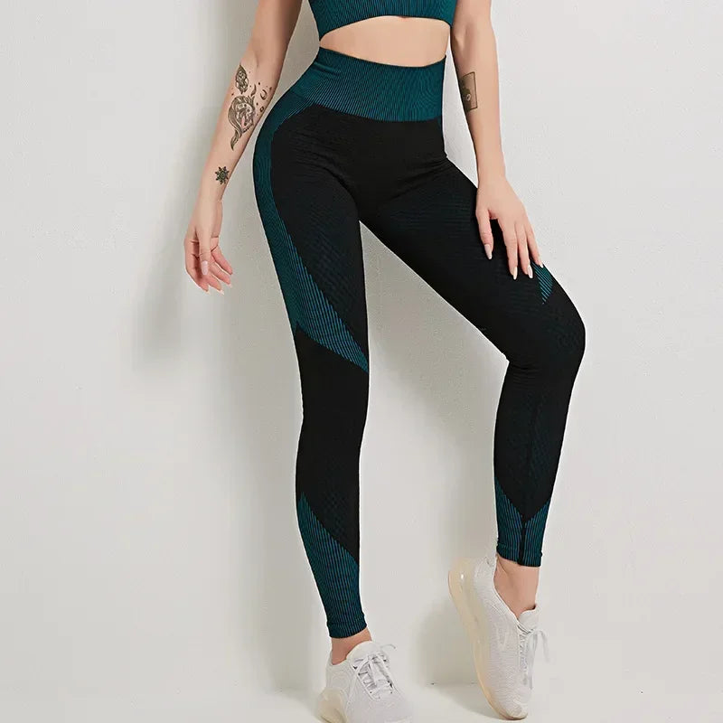 NIVIA Active Flex™ Long-Sleeve Zip Crop Top & Leggings Set