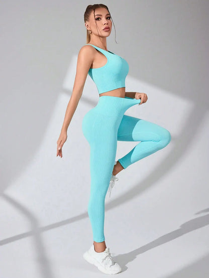 NIVIA Active Flow™ Seamless Cross-Strap Bra & Legging Set