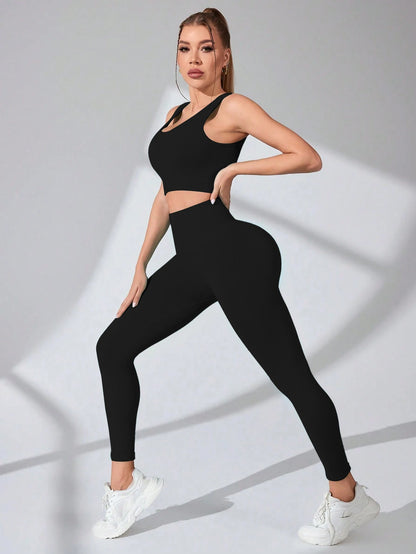 NIVIA Active Flow™ Seamless Cross-Strap Bra & Legging Set