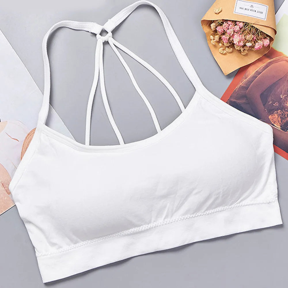 NIVIA Active Halo™ Seamless Wide-Strap Crop Sports Bra