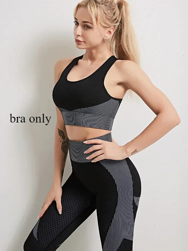 NIVIA Active Flex™ Long-Sleeve Zip Crop Top & Leggings Set