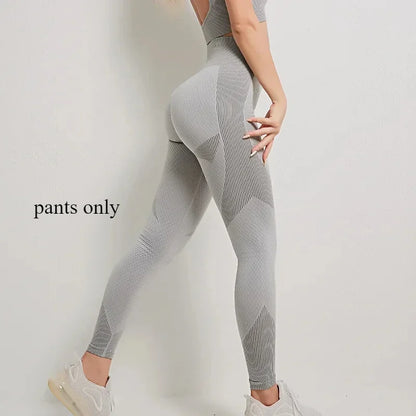 NIVIA Active Flex™ Long-Sleeve Zip Crop Top & Leggings Set
