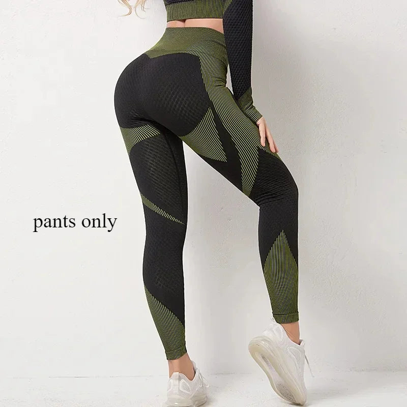NIVIA Active Flex™ Long-Sleeve Zip Crop Top & Leggings Set