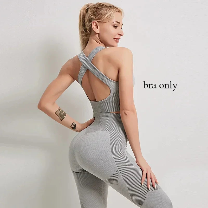 NIVIA Active Flex™ Long-Sleeve Zip Crop Top & Leggings Set