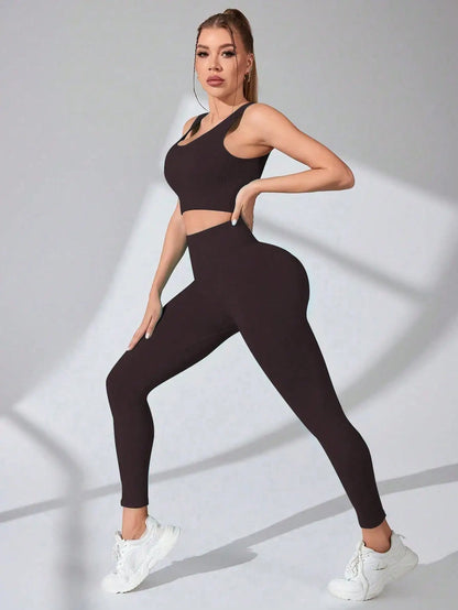NIVIA Active Flow™ Seamless Cross-Strap Bra & Legging Set